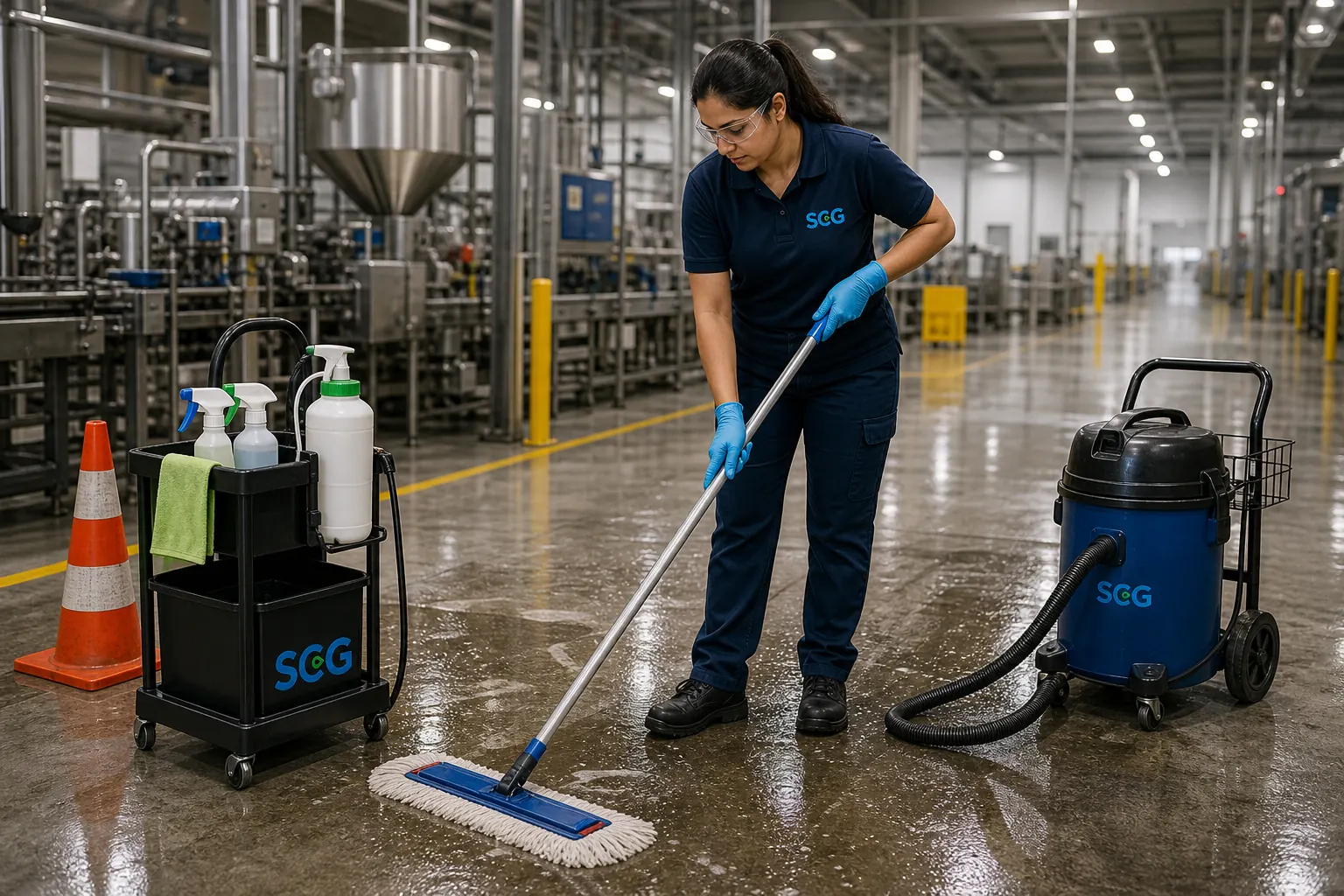 Warehouse Cleaning team at work in Sydney — Sydney Clean Group